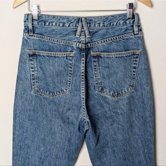 SLVRLAKE Indiana Jeans Born To Run Blue Wide Leg Flare 29 - Picture 9 of 11